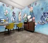 Papéis de Parede CJSIR Papel de Parede Personalizado Mural Quarto Infantil Desenho Animado Floresta Animal Rato Casa Inteira Fundo Parede Papel De Parede