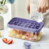 Glassverktyg 64 Grid Cube Makers Mold One Key Release Whisky Cocktail Vodka Ball Mold Bar Party Kitchen Box Maker Tool 230726