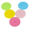 Creative Water-drop Silicone Cup Lid Colorful Cup Cover Eco-Friendly leakproof Mug Cap 8 Colors 10cm LL