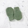 First Walkers Infant Baby Shoes Guanti Set Solid Knitted Born Boys Girls Abbigliamento Accessori Handmade Toddler Kid Cute Boots Mittens 018M 230726