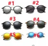 Round Metal Classic Solglasögon Brand Retro Women 2023 Luxury Designer Eyewear Band Metal Frame Designers Sun Glasses Woman 66 Style