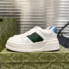 Designer luxe sportschoenen loopschoenen heren dames in elkaar grijpende gedrukte letters reliëf lage dikke zool verhoogde casual schoenen sneakers