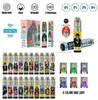 E-cigarettes jetables Puff 9k PUF 12k Appareil Vapeur avec 6 couleurs RVB Lumière Tornado 9k Puff R M WAPE VAPOR PEN 850MAH BUTERIE RECHARGable BULERBERRE BUBBLEGUM Flavour