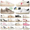 golden goose sneakers dress shoes golden goose women men designer heels shoes black white pink green superstar【code ：L】dirty super star trainers big size 35-46