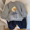 Hoodies Sweatshirts 0 1 2 3 4 Years Old Baby Boy Clothing Hoodie Autumn Girls Tops Pure Cotton Designer Children Clothes Long Sleeve T Shirts Sweat 230725
