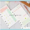 Notes Notepads Supplies Office School Business & Industrialnotepads A6 Colorful Ring Binder Paper Day And Weeks Month Diary Refill194n