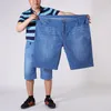 Mäns shorts stor storlek knälängd sommarbockar denim 2023 manlig Bermuda klassisk sträcka plus stora 8xl män kort jean