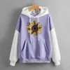 Sudaderas con capucha para mujer Sudaderas para mamá Sudadera con estampado diario de manga larga para mujer Cordón con capucha