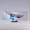Aircraft Modle 47CM 1 157 Scale Model Qatar Airways 777 Airliner With Light Football Diecast Resin Aircraft Collection Display Toys Gift 230725