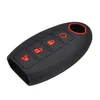 Silikonbilnyckelfodral för Nissan Altima Maxima Murano Rogue Sentra Versa Titan Cover Keyless Remote Fob Shell 4 Button Protector247U