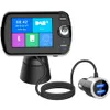 Car Bluetooth FM Transmitter Modulator DAB Digital Broadcast Phone QC3 0 Quick Charger Car Radio Audio Adapter MP3 Player with LCD2639