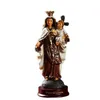 Oggetti decorativi Figurine Vergine Maria Ornamenti religiosi Artigianato in resina Decorazione della statua domestica Virgen del Carmen 230725