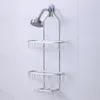 Étagères de salle de bain mur salle de bain étagères de douche suspendues montage panier étagère douche support de rangement WC shampooing organisateur accessoires de salle de bain 230725