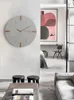 Horloges Murales Salon Grande Taille 2023 Créatif Simple Ambiance Moderne Réseau Rouge Sens Avancé