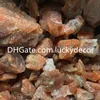 Raro dorato appariscente pietra del sole feldspato pietra artigianato irregolare naturale grezzo eliolite pietra preziosa roccia guarigione minerale cristallo di quarzo campione pezzi regalo lotto sfuso