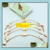 300Pcs Colored Metal Lingerie Hanger With Clip Bra And Underwear Briefs Underpant Display Hangers Sn604 Drop Delivery 2021 Racks Clothin LL