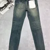Straight Purple Jeans Designer Jeans Top Quality Man Long Pants Trousers Streetwear Washed Old Jeans Long Jeans Hole Regular Jean CJD2307264