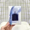 남성 향기를위한 디자이너 브랜드 향수 Bleu Noir 향료 Cologne Spray 100ml EDT Natural Male Cologne 3.3 fl.oz 선물 드롭 스쉽을위한 오래 지속되는 향기