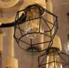 Lâmpadas pendentes Luzes vintage Corda Edison Bulbo Lâmpada Luminárias modernas Iluminação Led Tubo de ferro industrial Antique Light Spider Loft