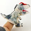 Puppets 30cm dinozaurowe marki Puppets Lifelike Triceratop Tyrannosaurus Rex Hand Hand Puppets Plush Toys Doll dla dzieci dorosłych 230726