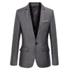 Camis Suit Coat Men's New Solid Color Slim Handsome Top Dress Groom Best Man Marriage Business Leisure Suit Professional Wear