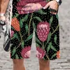 Herren-Shorts, lustige Pflanze, Blume, Obst, 3D-gedruckt, lässig, cooler Mann, Strand, übergroß, bequem, Schwimmen, schnell trocknend, Harajuku-Muster