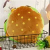 ぬいぐるみのクッションクリエイティブハンバーガーぬいぐるみおもちゃ柔らかいパッド入りぬいぐるみぬいぐるみ枕カチョウ