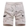 Shorts Masculino Tamanho Grande M-8XL Roupas da Moda Masculino Verão Casual Algodão Calça Curta Cintura Elástica