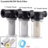 Sprayers Garden Watering Filter 1/2'' 3/4'' 1'' Pond 80/250 Mesh Strainer Agricultural Irrigation Water Pipe Filter Water Pump Filter