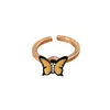 Cluster Rings Butterfly Spinner Ring Anillo Antiestres Ringe Fidget Set Teen Girls Matching for Women Bague Femme 2023