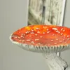 Candle Holders Mushroom Head Candle Holder Wall Mounted Floating Shelf Resin Wall Storage Tray Indoor Decorations 230725