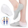 Schoen Onderdelen Accessoires EiD Onzichtbare Hoogte Toename Siliconen Sokken Gel Hiel Pads Orthopedische Steunzool Hielkussen Zolen Binnenzool Voetmassage Unisex 230725