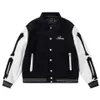 Hommes Vestes Marque De Mode Lettre Squelette Broderie Varsity Veste Hommes Streetwear Chaud Mélange De Laine Femmes Baseball Veste Tenues Coupe-Vent 230725