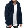 Vestes pour hommes manteau d'hiver à capuche tissu en polyester doux doux pour la peau pour les journées froides d'automne