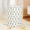 Cestas de armazenamento Cesta de armazenamento de roupa suja dobrável Balde de roupas de grande capacidade Cesta de brinquedos para casa Organizador à prova d'água com alças R230726