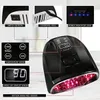 Secadores de unhas 90W Lâmpada recarregável com fundo de espelho sem fio Luz LED para unhas de acrílico Máquina de manicure sem fio UV 230726