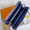 Leather Zippy Wallet Women Designer Zipper Long Purse Card Holder With Original Box M81914