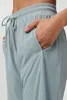 LL-C315 Damskie spodnie spodnie Spodnie jogi luźne spodnie EXRISE Sport Gym bieganie swobodnie długie kostki spodni spodni elastycznej talii sznurka oddychająca