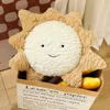 Pluche kussens kussens schattige glimlach gezicht maan ster zon plushie gevulde schattige cartoon weer pluche speelgoed voor kinderslaapkamer decor bank kussen kussen kussen 230725