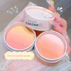 Blush Pompelmo Shimmer Powder Palette Face High Gloss Gradient Orange Cheek Rouge Makeup Brighten Highlight With Puff 230725