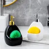 Liquid Soap Dispenser Multifunctional Ceramic Lotion Bottle Storage Jar Dual Purpose Hand Sanitizer Bottle Soap Dispenser Bathroom Shampoo Bottles 230726