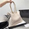 Ybag Einkaufstaschen Designer Draw String Damen Luxhurtote Quadrat Handtasche einfache großzügige Hochledertaschen Handtaschen Frauen 230715