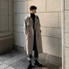 Mannen Trenchcoats Merk Lente Trench Koreaanse Mannen Mode Overjas voor Mannelijke Lange Windjack Streetwear Mannen Jas Bovenkleding Kleding 230725