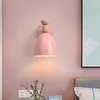 Wandlamp Macaron Nordic Moderne Nachtkastje Licht Led E27 5W 110V 220V Gebruik Voor Woonkamer Slaapkamer gangpad Binnenverlichting