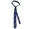 Bow Ties Badge Tie Solid Color Simple Free of Knot 145 cm rand för män Kvinnor Studenter Stage Performance Neck 35 cm kostymer