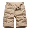 Pantalones cortos para hombres Ropa de moda Hombres Cargo Pantalones cortos de verano Hombre Camuflaje Tamaño 30-42