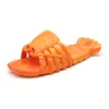 Sommarpar Sandaler Parent-Child Cartoon Red Green Lobster Slippers Roliga Crayfish Beach Shoes For Men Women Slides Orange 2023