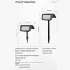 Utomhus Solar Ground Light Home Intelligent Sensing Waterproof Plug Lights for Garden Lawn