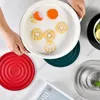 Table Mats Heat Resistant Silicone Mat Drink Cup Round Coasters Insulation Non-slip Pot Holder Thicken Placemat Kitchen Tool