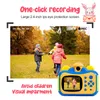 Kameror Digitalkamera för barn Instant Print Dual Lens Cartoon 2.4in HD Outdoor Pography Video Recorder Children Toy Gifts